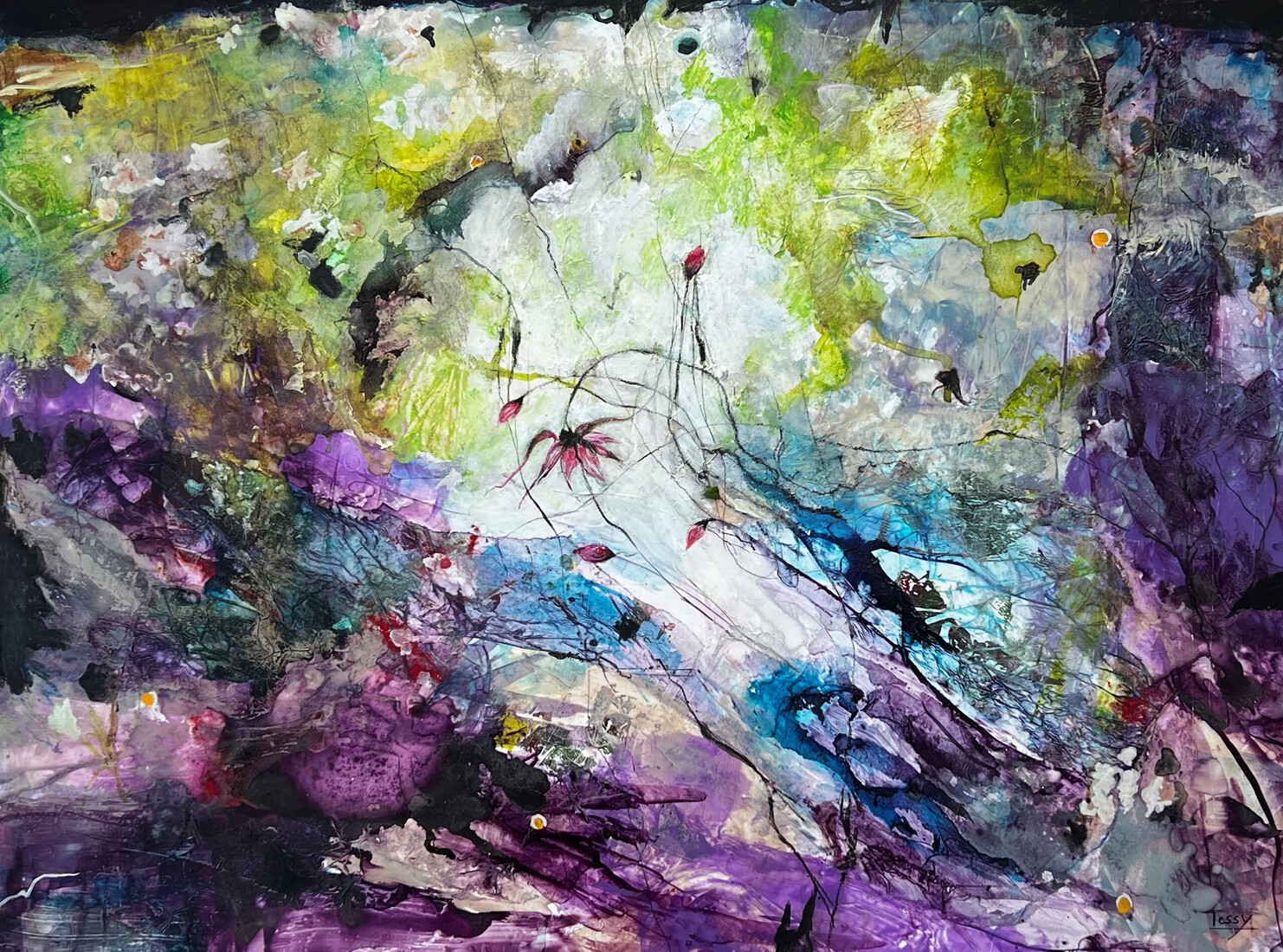 Colour through the veil