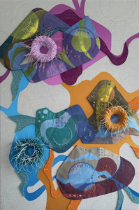 Diverse vormen van textielkunst.