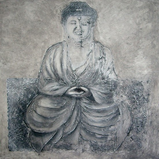 silver Buddha