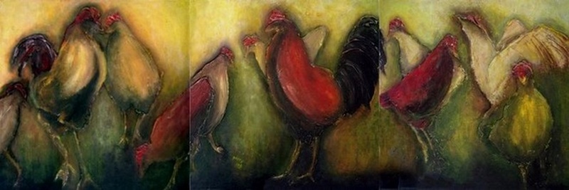 drieluik Chickenfarm