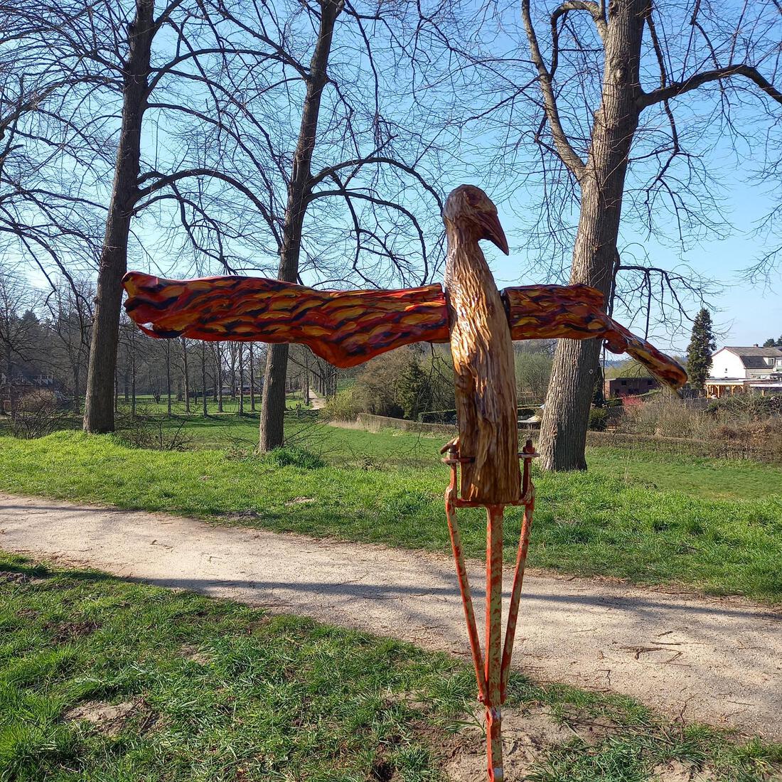 Two faces, vuurvogel