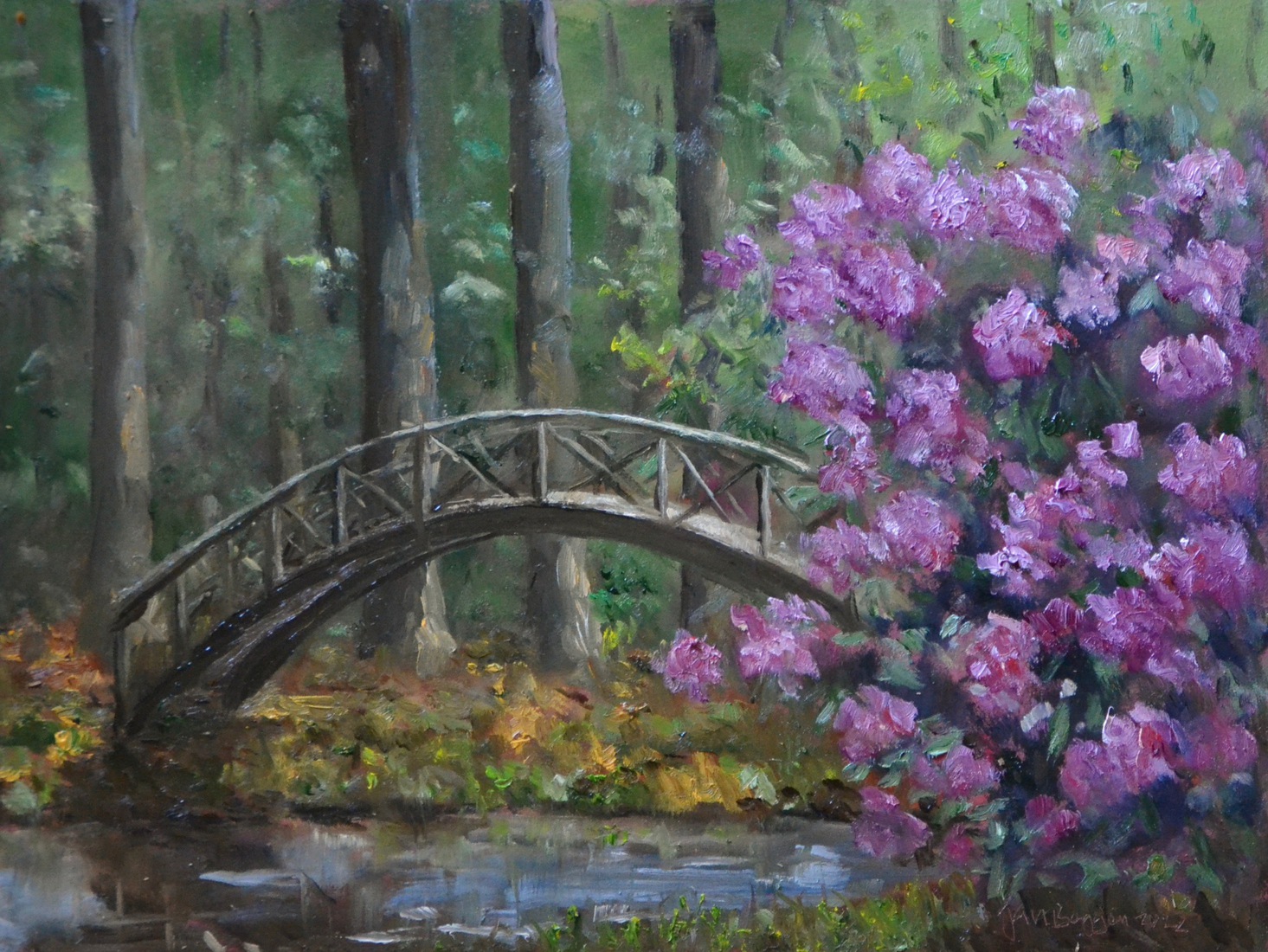 Rhododendron in mei 