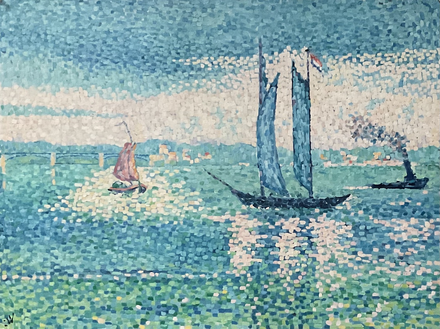 Voiliers sur la Meuse