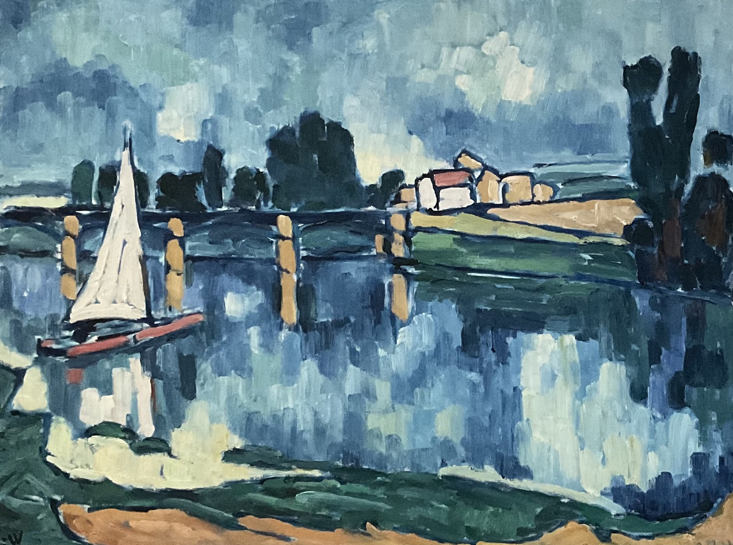 Voilier sur la Seine