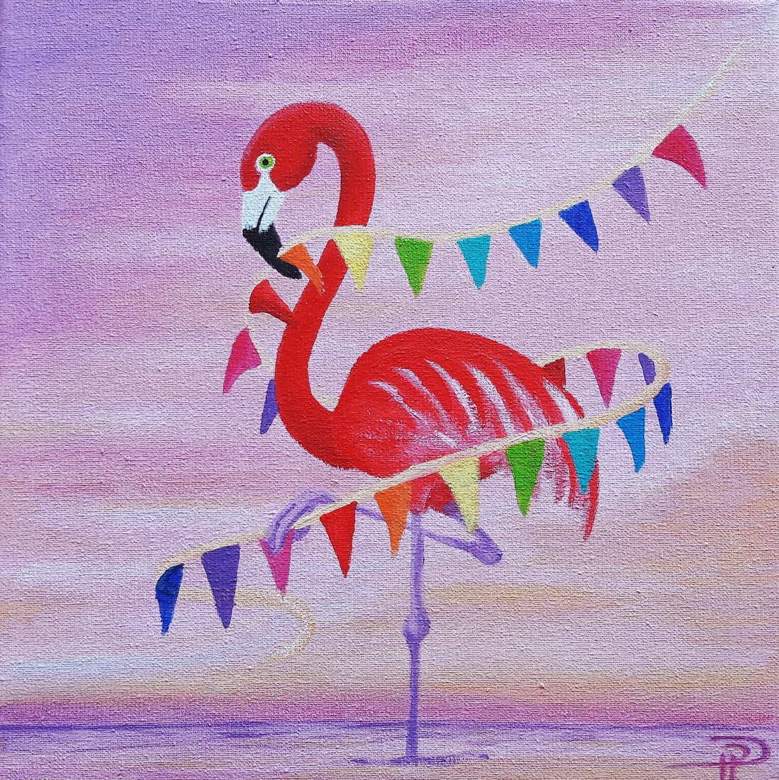 Flamingo viert feest
