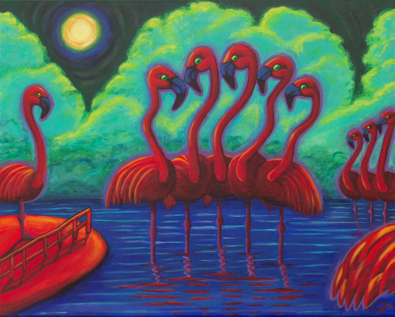 Flamingo feestje