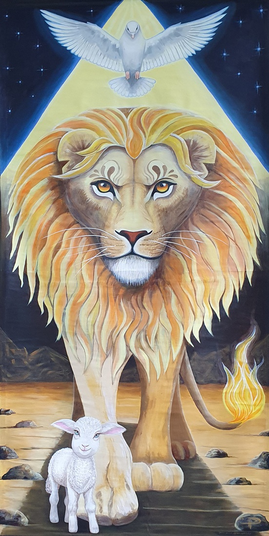 Dove , Lion and Lamb