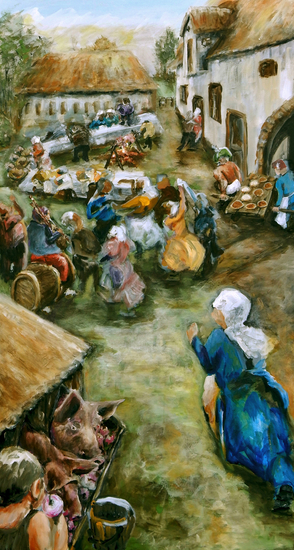 2. DE WEG IS KROM … :  ‘Varkensrapen voor de knecht’. 