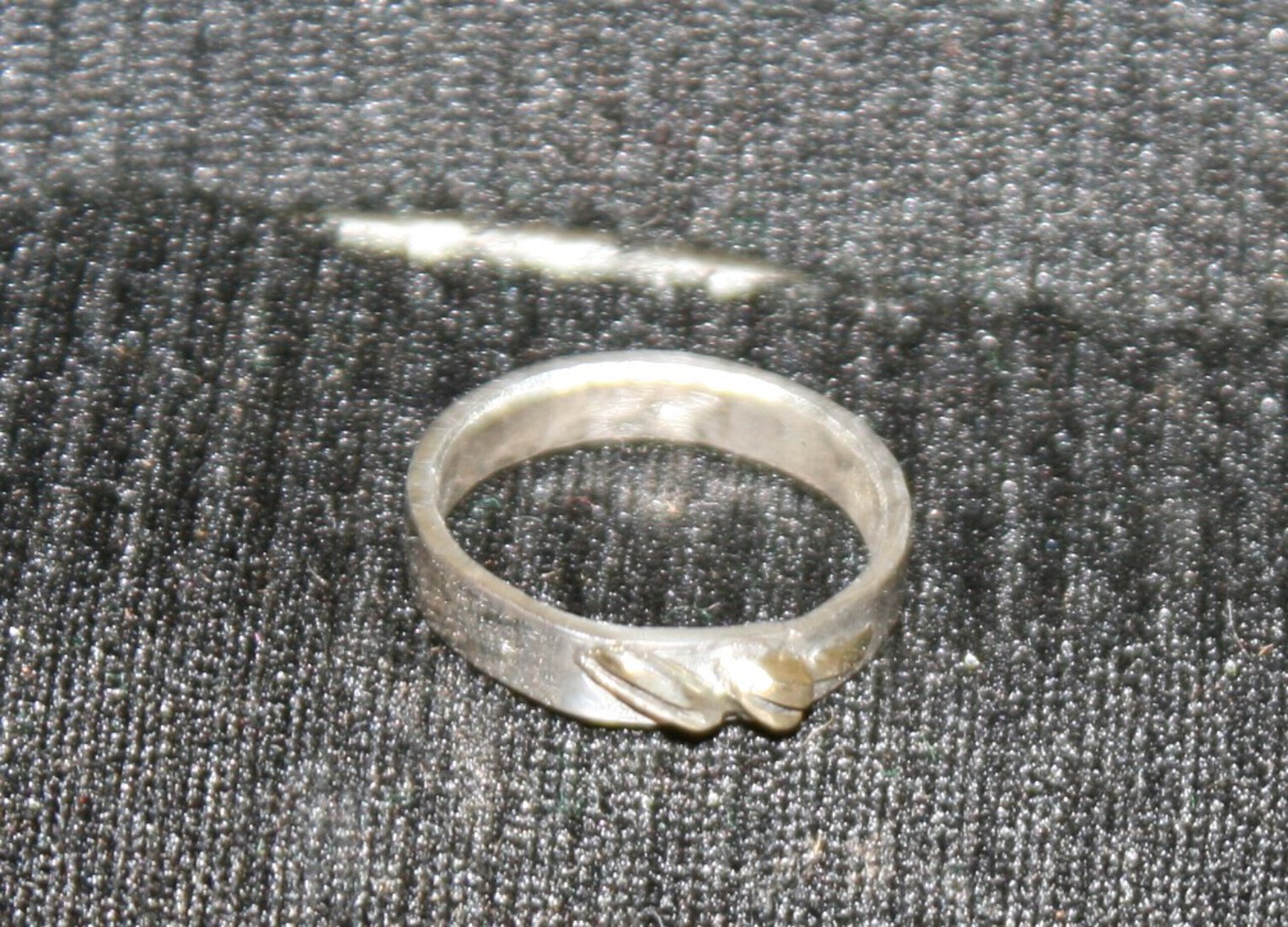 zilver / goud fantasie ring 