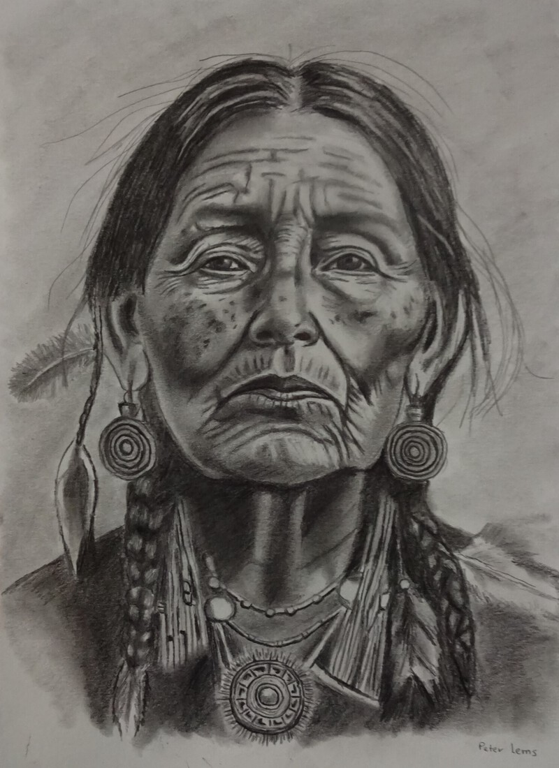 Inheemse Amerikaanse vrouw