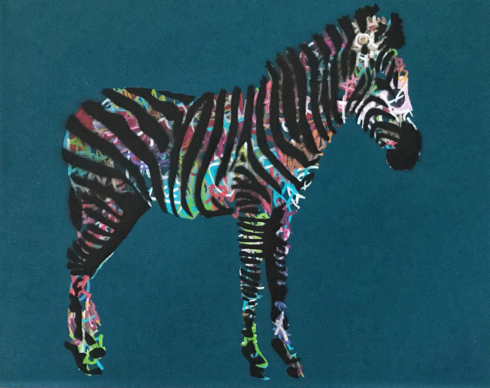 Mr. Zebra (Equus Zebra Graffitii)