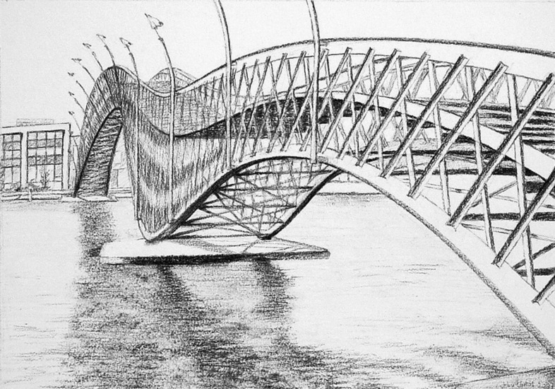 Voetgangersbrug Amsterdam Oost I