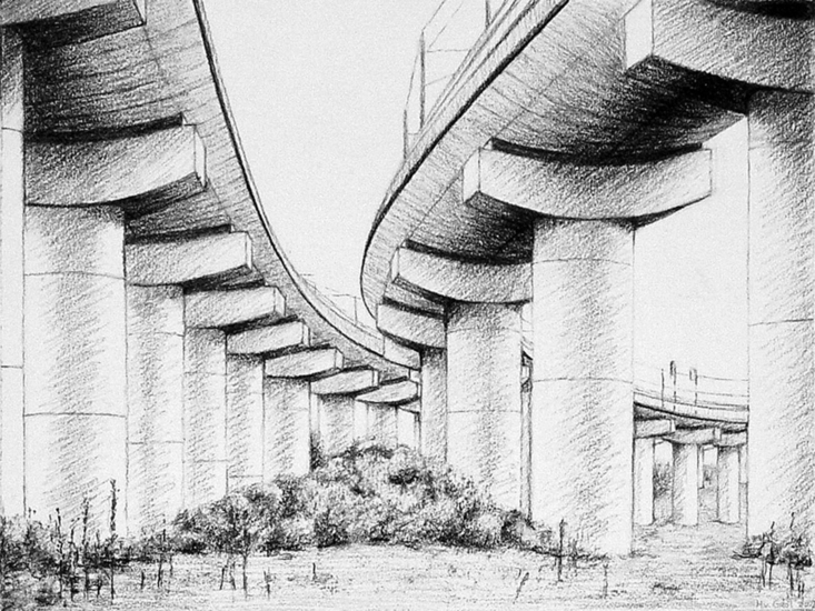 Metrobogen bij de Spaklerweg in Amsterdam