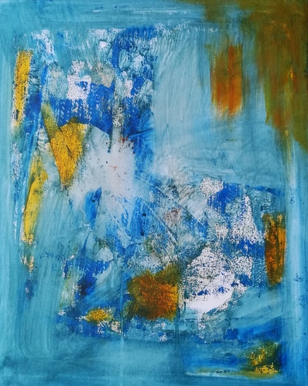 Composition blue-yellow