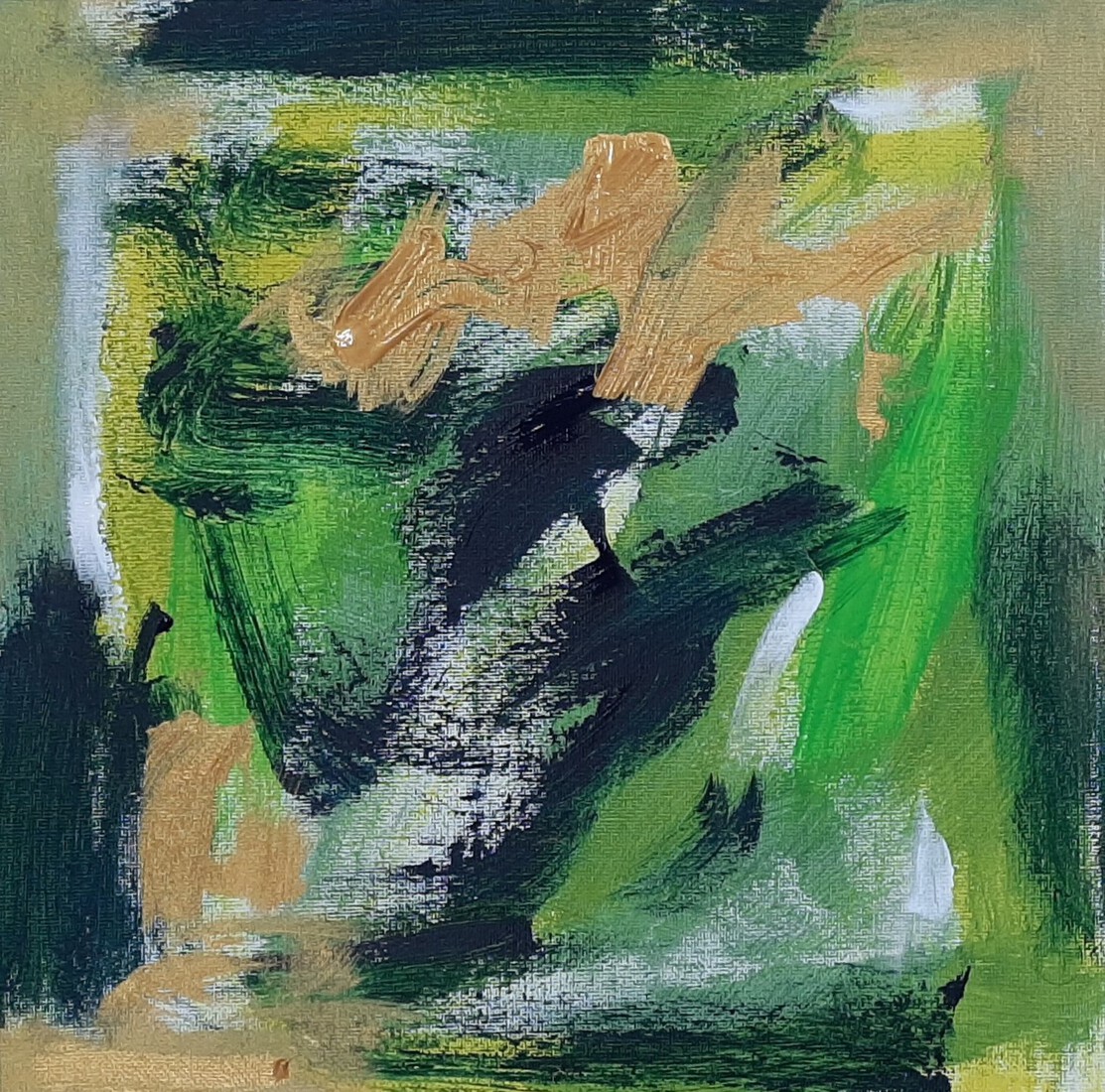 duo compositie in groen 1