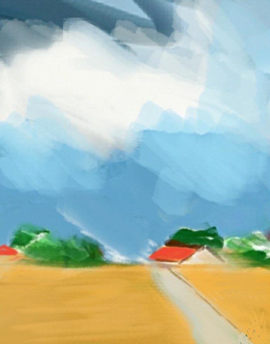 Landscape with Dutch air