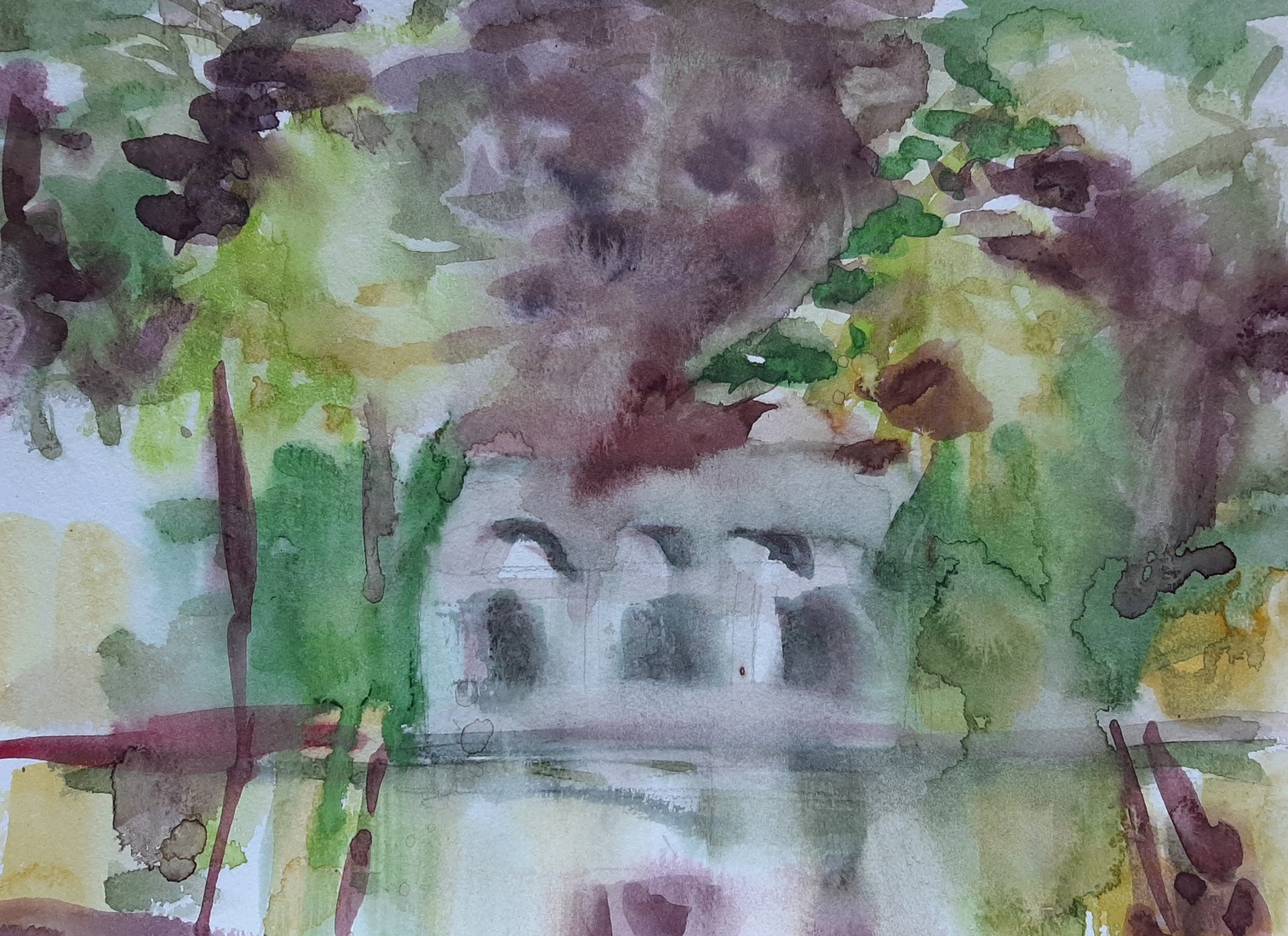 Plein air sketching Zwartgoor