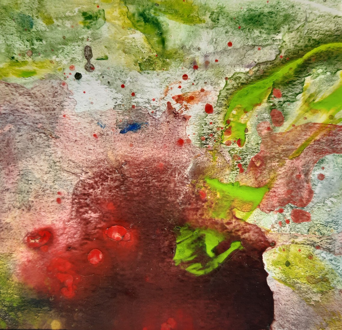 Spats in groen en rood (1)