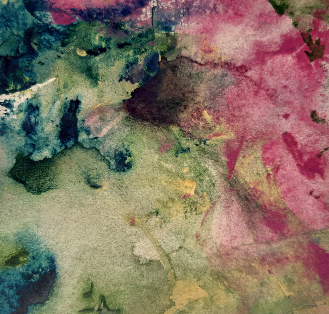 Spats in blauw, roze en groen (6)