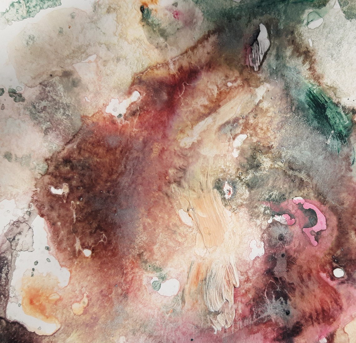 Spats in grijs, roze en geel (2)