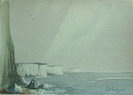 Impressies van de Engelse kust uitgevoerd in aquarel.