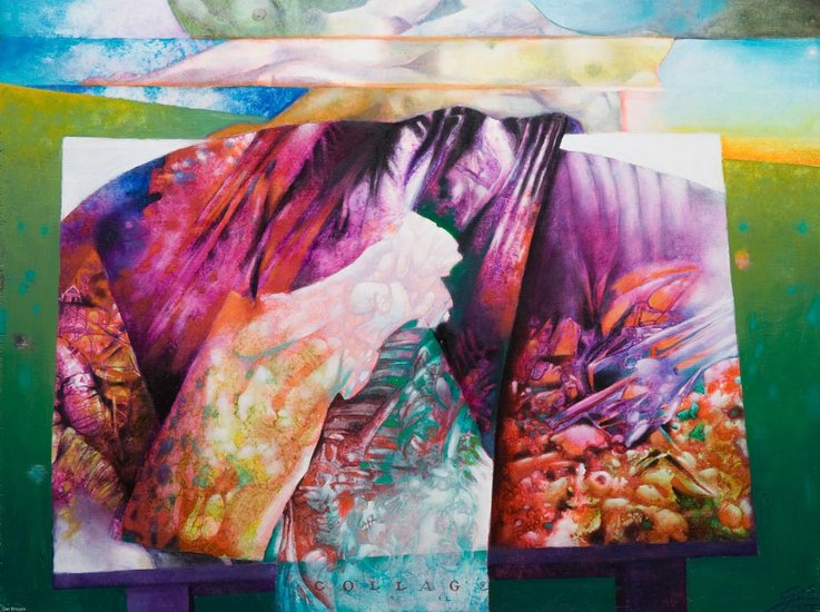 Collage. Idee aan tafel