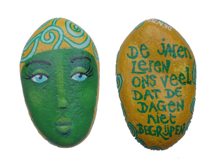 painted stone