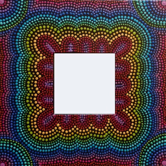 mirror black pattern