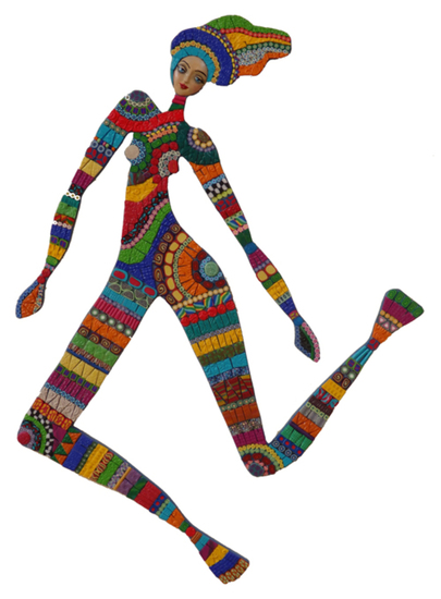 mosaic figurine