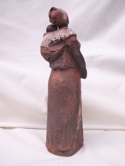 Afrikaanse vrouw met kind