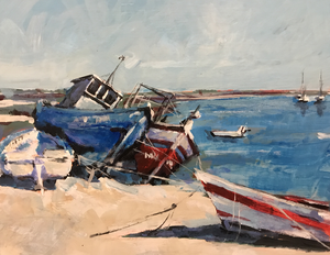 Impressies geschilderd tijdens verblijf in Portugal.