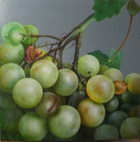 Sappige groene druiven