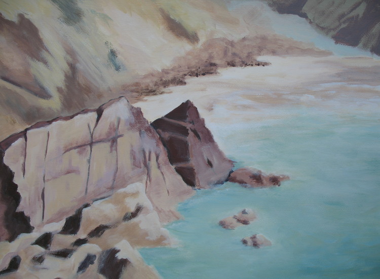 Wales - Caerfai rock