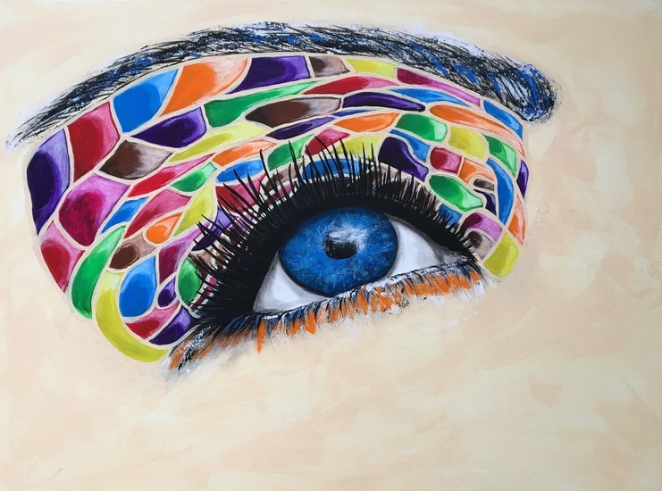 Kleurrijk Oog
