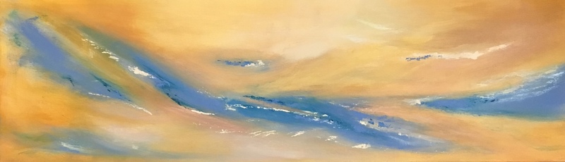 goud en blauw