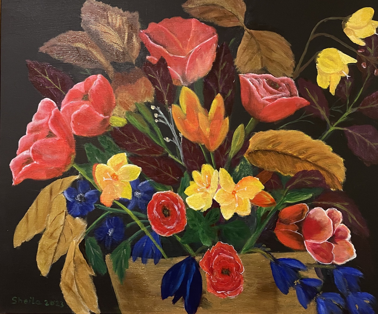 bloemen in vaas