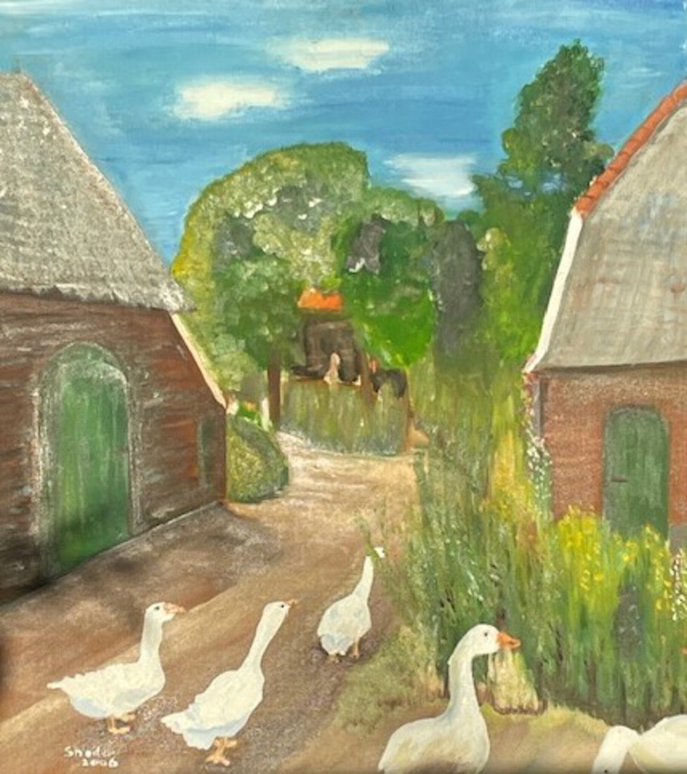 Ganzen in Gelselaar