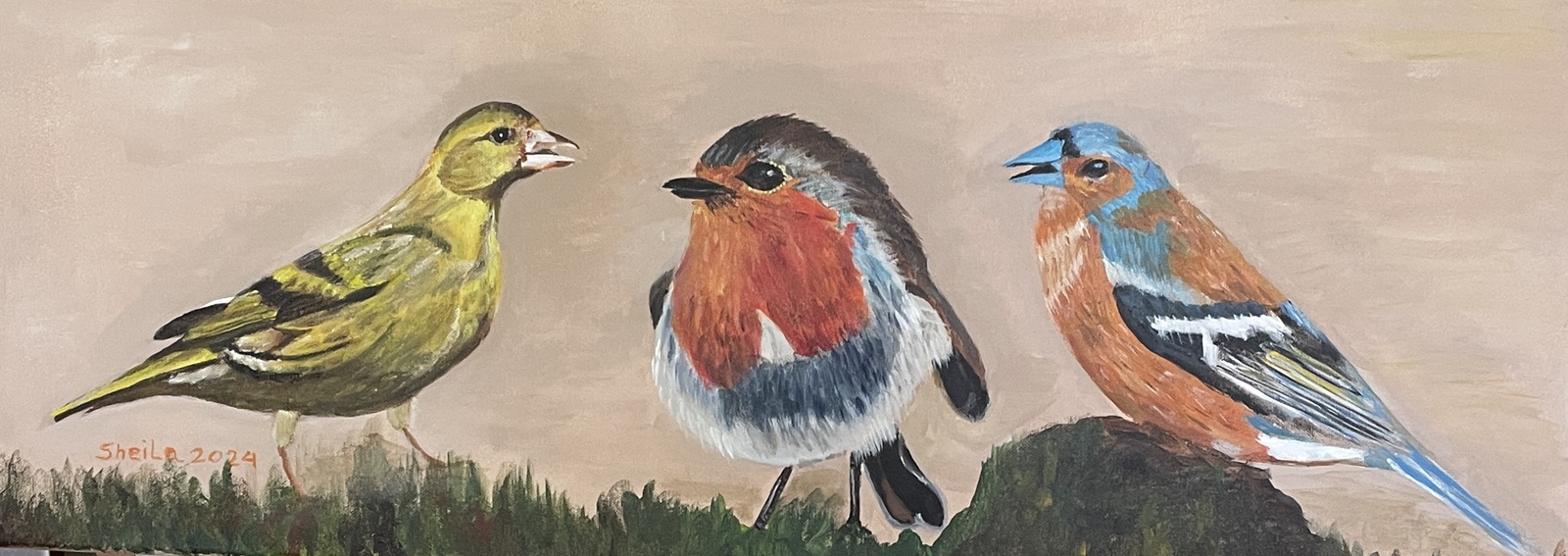 vogels in de tuin