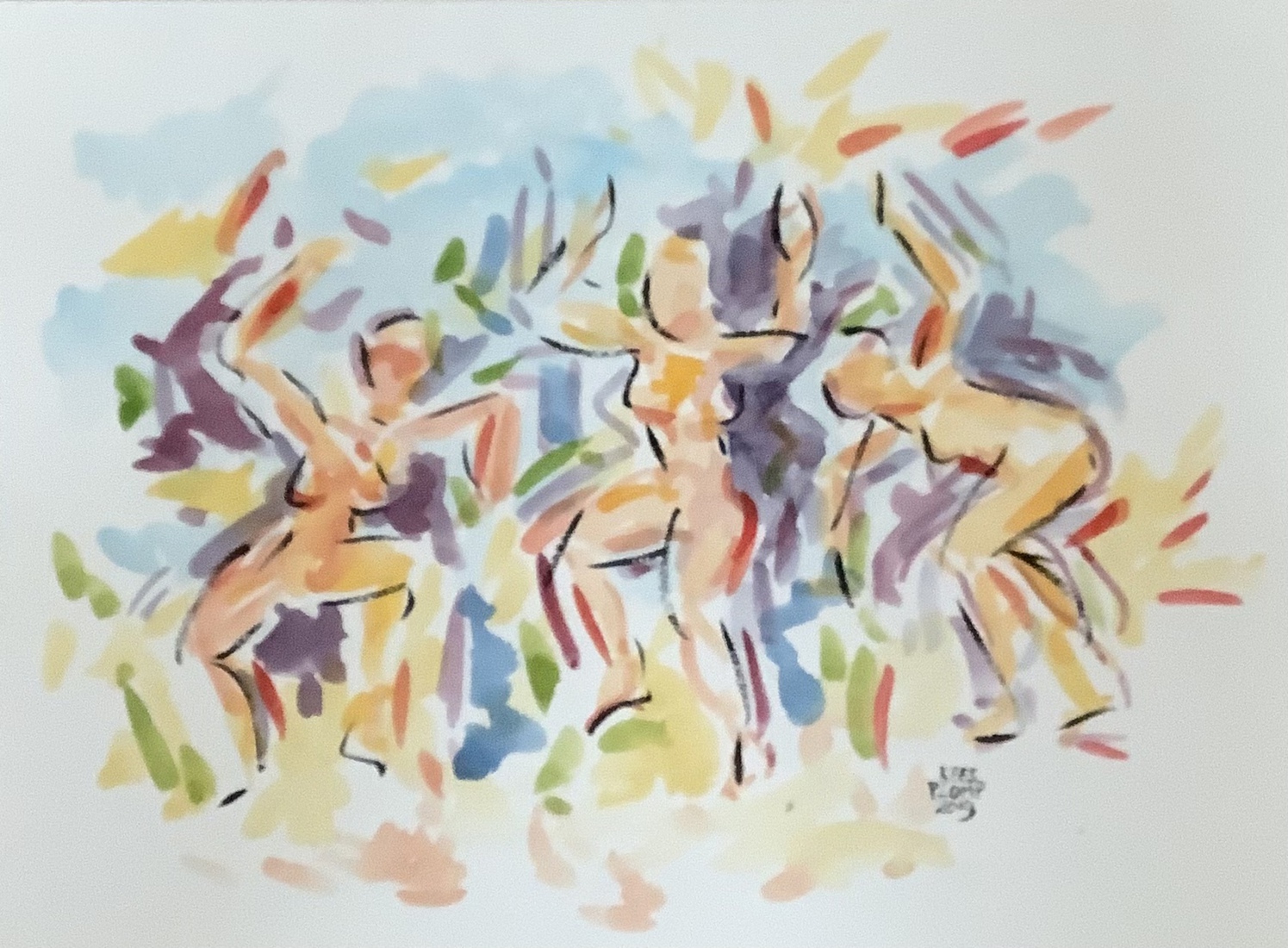 Dansende figuren .