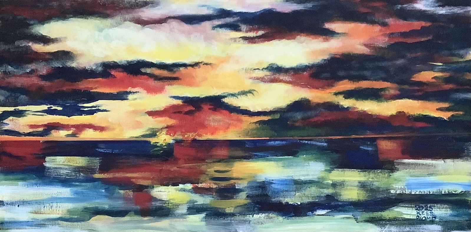 Brug bij zonsopkomst 