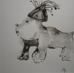 Voorstellingen van dieren in o.i.inkt