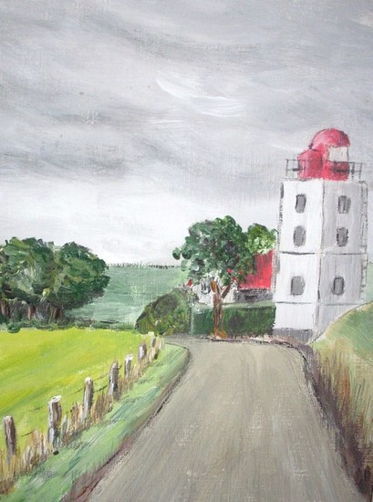 Vuurtoren op Oosterijk nabij Enkhuizen