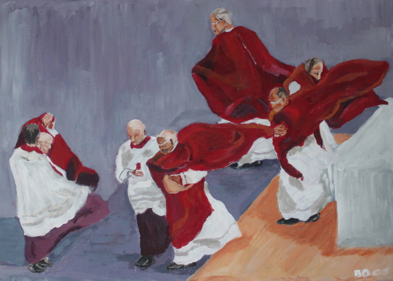 Kardinalen in de wind (Geestelijkheid in de wind)