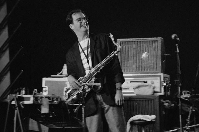 Michael Brecker op het North Sea Jazz Festival 1987