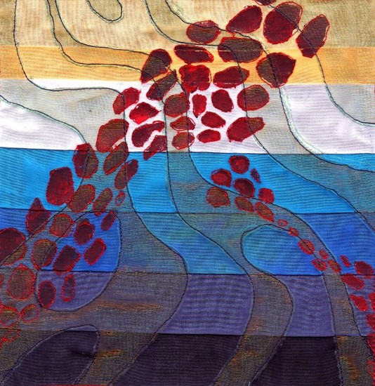 Giraf met veel haast