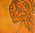 zelfportretten in oranje