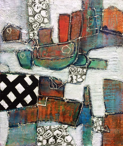 werken in gemengde techniek