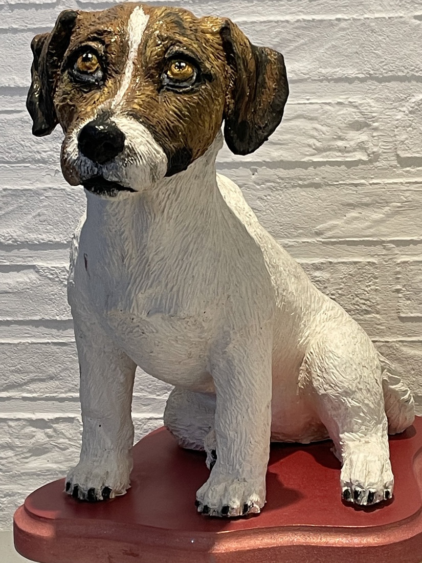  Mijn Jack Russell Rose. Beeld van keramiek