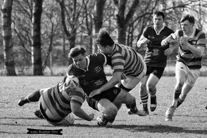 Heren rugbywedstrijd