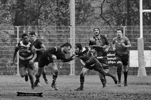 Heren rugbywedstrijd